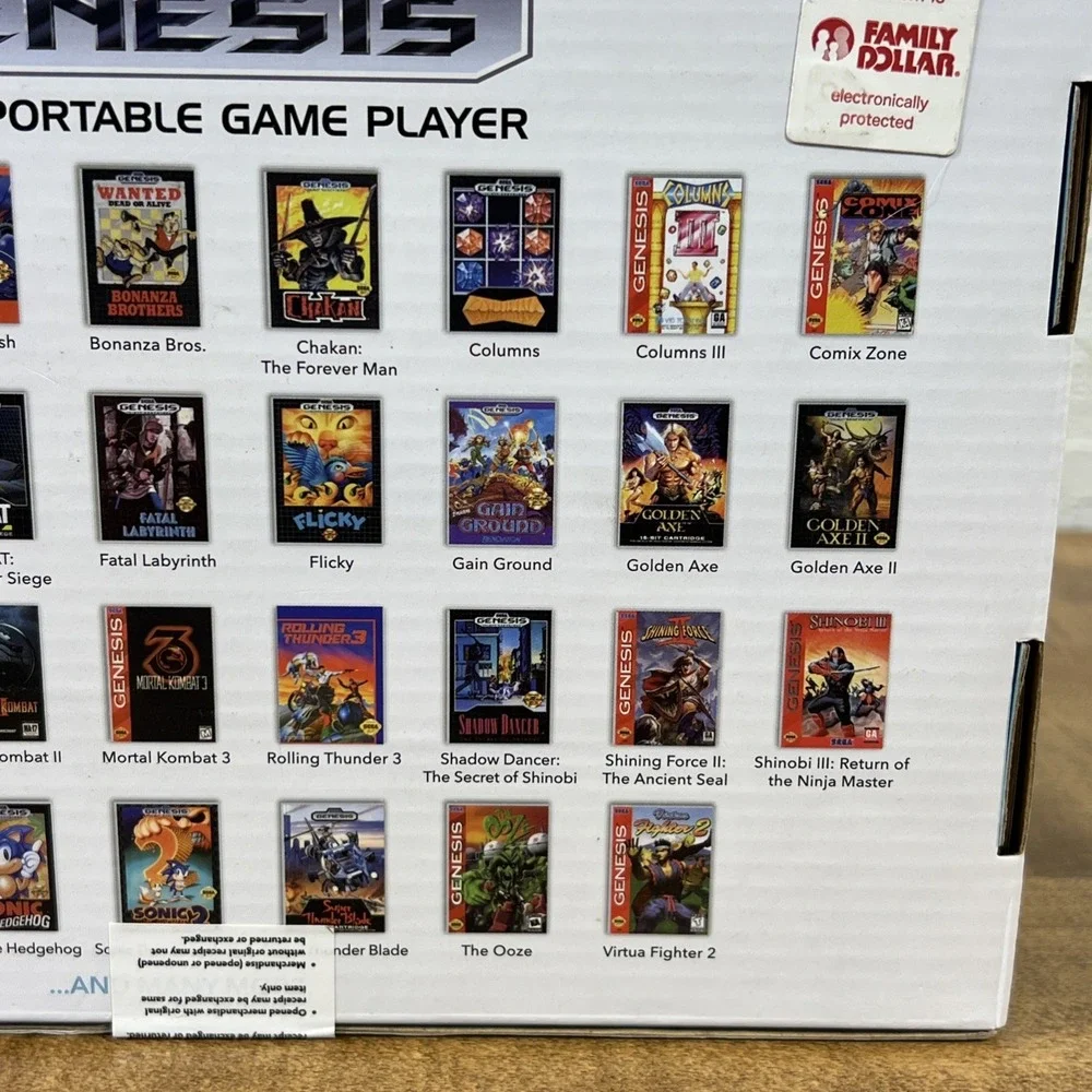 Sega Genesis Ultimate Portable Game Player 85‎ Brand New Factory Sealed At Games